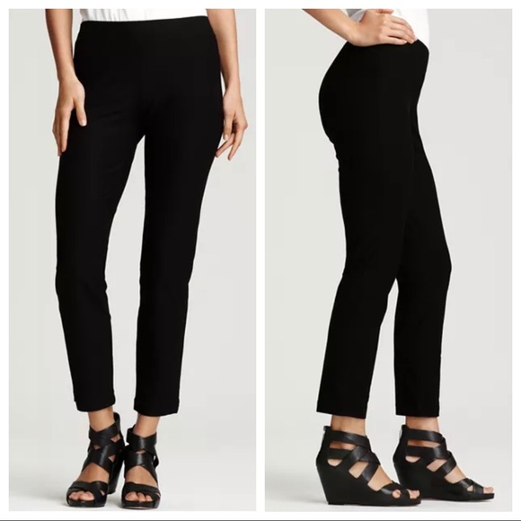 Eileen Fisher black stretch pants sz small (x27)